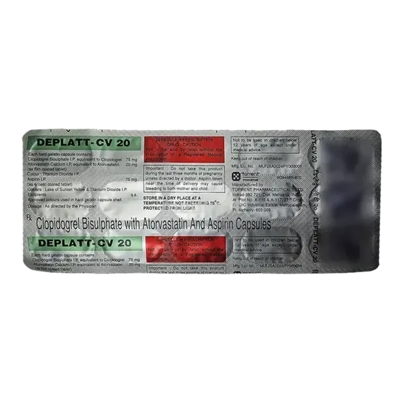 deplatt cv 20 capsule 15's